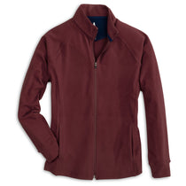 Johnnie-O Women's Maroon Blakey Full Zip