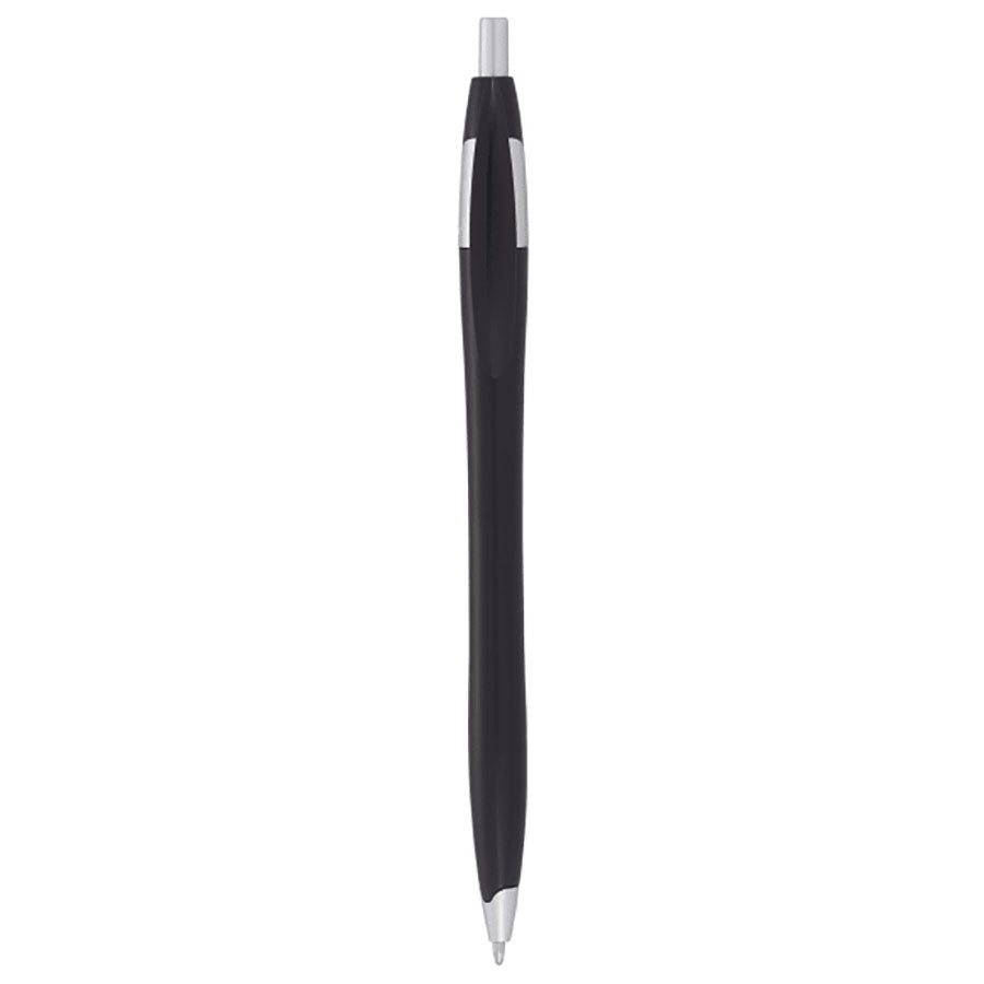 Bullet Black w/Silver Trim Cougar Retractable Ballpoint Pen