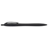 Bullet Solid Black Cougar Retractable Ballpoint Pen