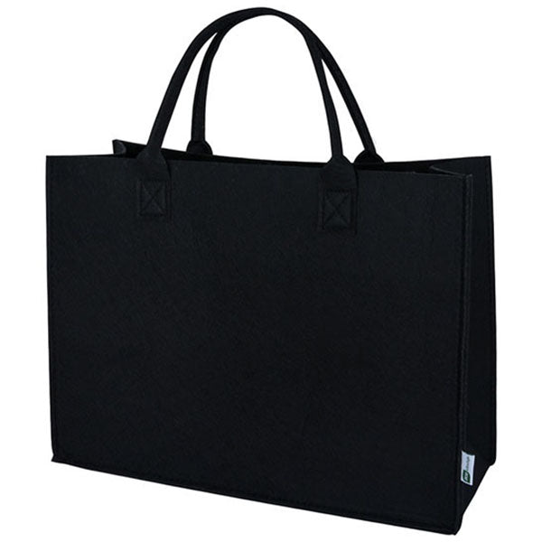 Logomark Black Remy Recycled Gussetted Tote Bag