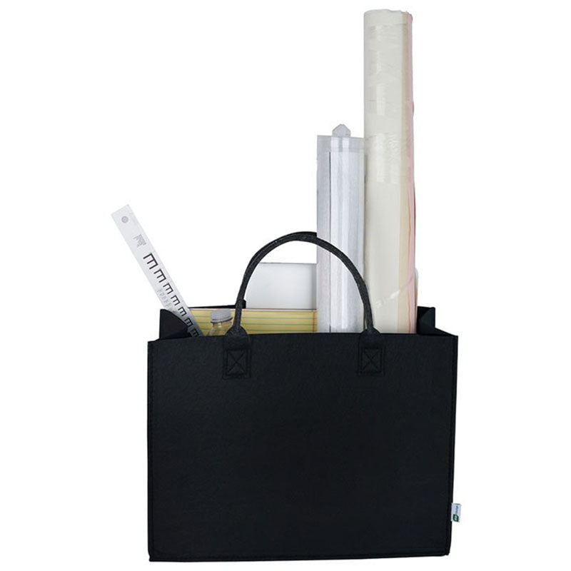 Logomark Black Remy Recycled Gussetted Tote Bag