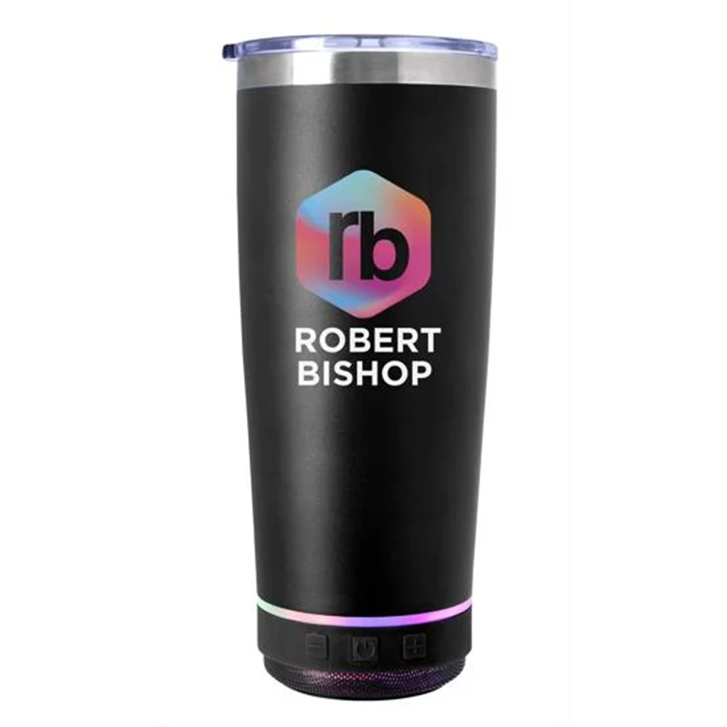 Good Value Black Tumbler with Wireless Speaker - 20 oz.