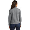 Port Authority Women's Grey Heather Network Fleece Jacket