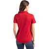 Cutter & Buck Women's Cardinal Red Coastline Epic Comfort Eco Recycled Polo