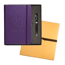 Leeman Purple Tuscany Journal & Executive Pen Set