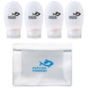 Mixie Frosted White Bayside Travel Bottle Set