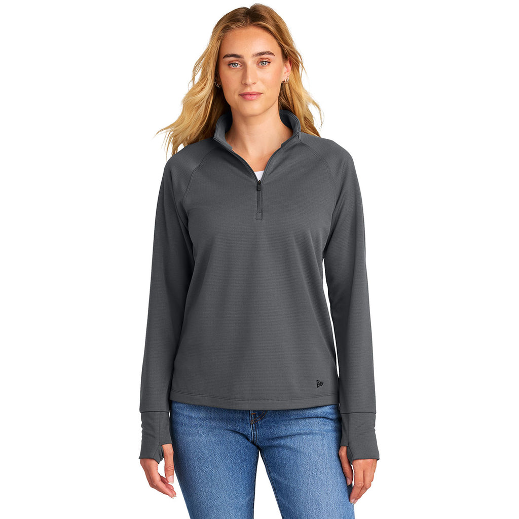 New Era Women's Graphite Stand Out 1/4-Zip