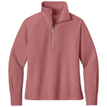 OGIO Women's Desert Pink Luuma 1/2-Zip