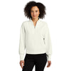 OGIO Women's Opal White Transcend 1/4-Zip