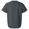 Jaanuu Men's Carbon Grey Holmes Everyday 1-Pocket Scrub V-Neck Top