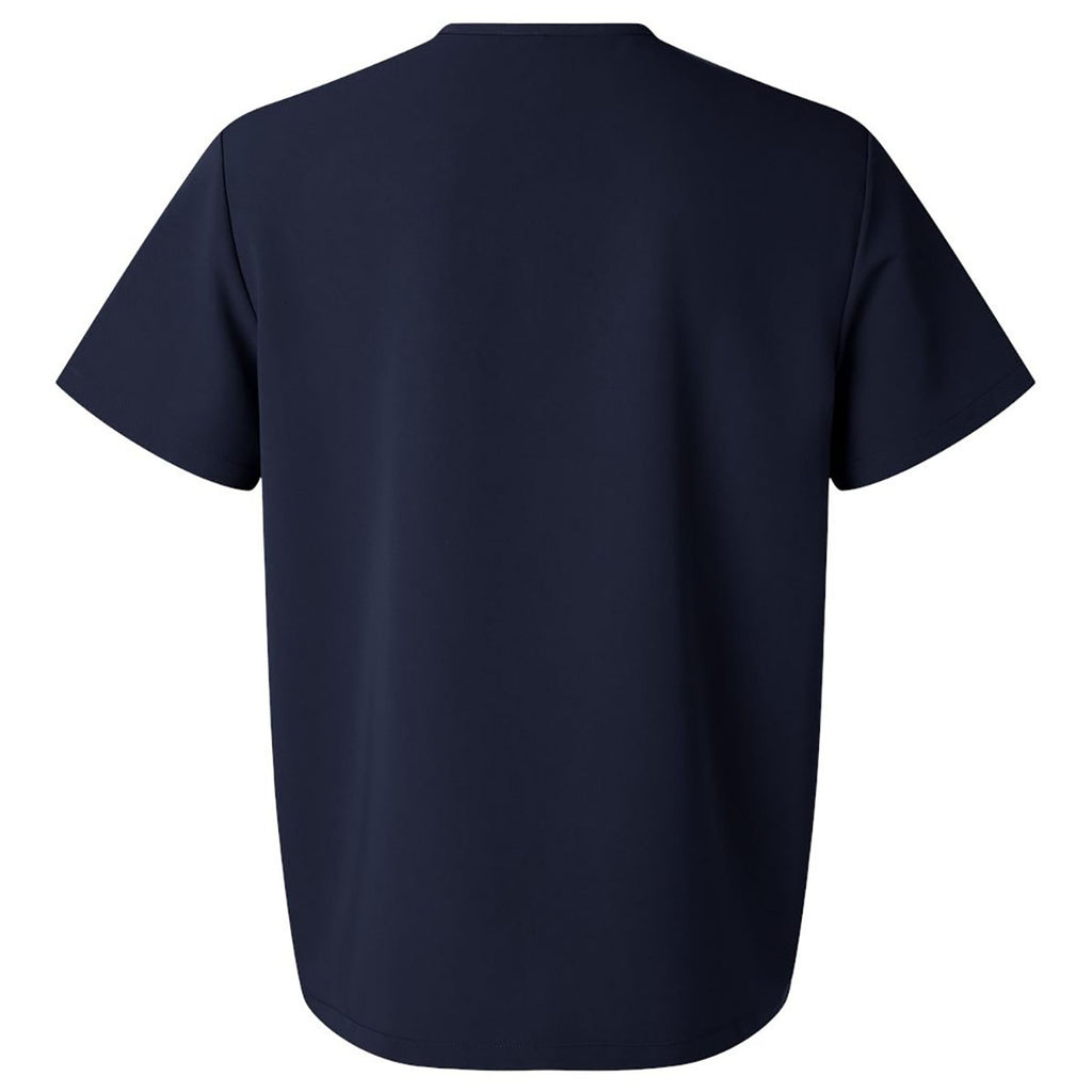 Jaanuu Men's Midnight Navy Holmes Everyday 1-Pocket Scrub V-Neck Top