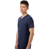 Jaanuu Men's Midnight Navy Holmes Everyday 1-Pocket Scrub V-Neck Top