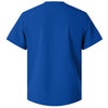 Jaanuu Men's Royal Blue Platt 3-Pocket Scrub V-Neck Top