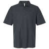 Harriton Men's Dark Charcoal Tall Maverick CVC Pique Polo