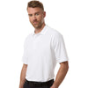 Harriton Men's White Tall Maverick CVC Pique Polo
