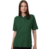 Harriton Women's Dark Green Maverick CVC Pique Polo