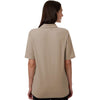 Harriton Women's Khaki Maverick CVC Pique Polo