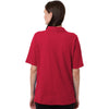 Harriton Women's Red Maverick CVC Pique Polo