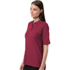 Harriton Women's Wine Maverick CVC Pique Polo