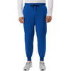 Jaanuu Men's Royal Blue Osmo 8-Pocket Scrub Jogger