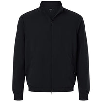 Jaanuu Men's Black Wolfe Everyday Full-Zip 6-Pocket Scrub Jacket