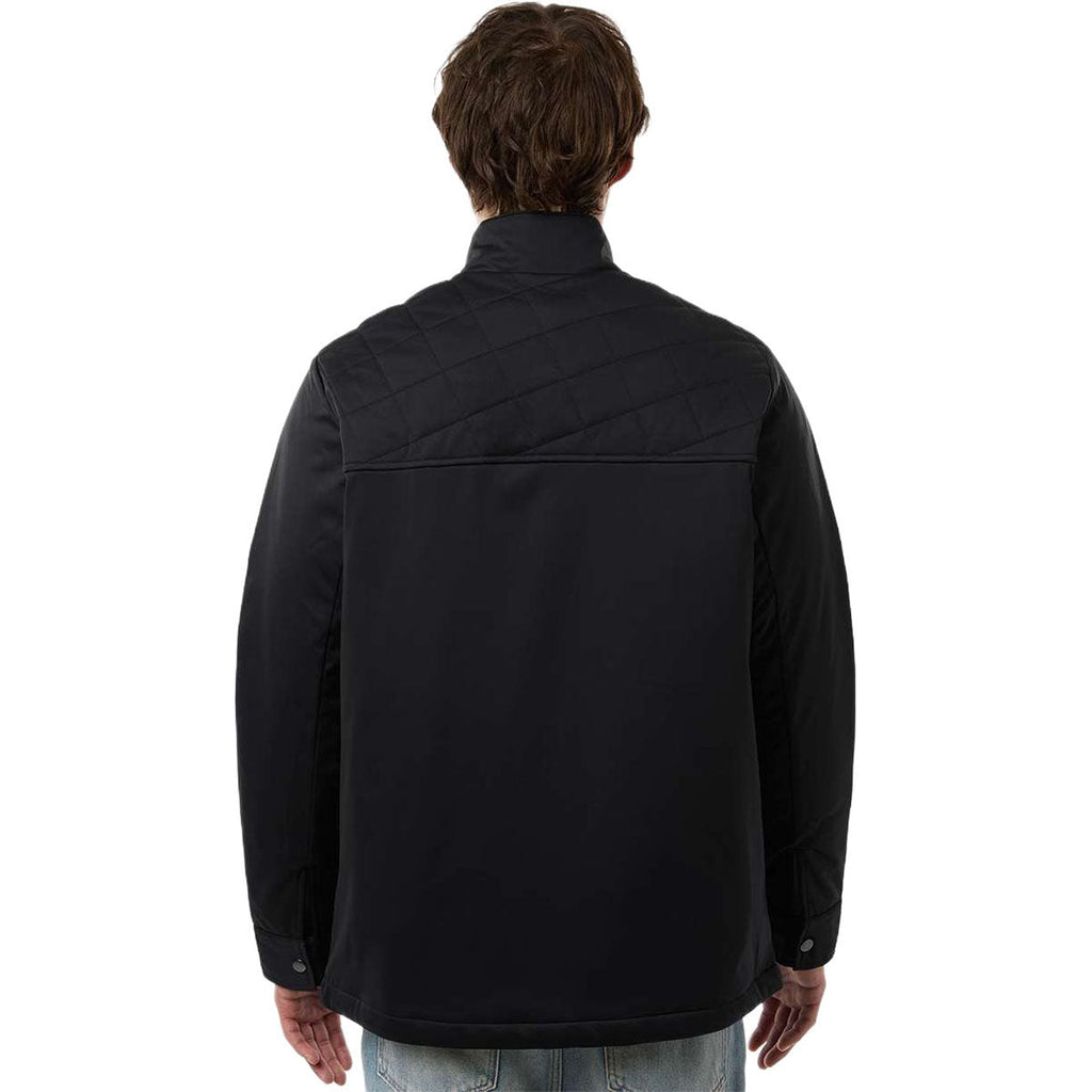 Harriton Men's Black Guardian Insulated Utility Jacket