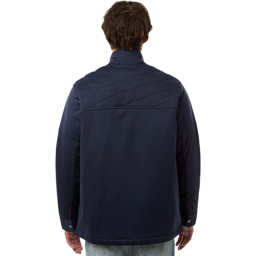 Harriton Men's Dark Navy Guardian Insulated Utility Jacket