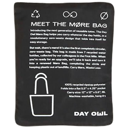 Day Owl Nocturnal Black Packable Tote