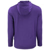 Cutter & Buck Men's College Purple Coastline Epic Comfort Eco Recycled Hooded Shirt