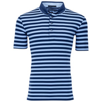 Greyson Men's Maltese Blue/Delphinium/Falcon Wolastoq Polo