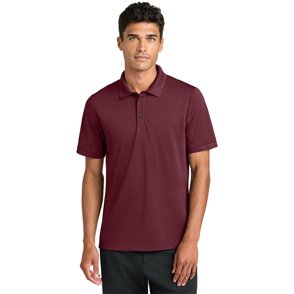 Mercer+Mettle Men's Burgundy Everyday Performance Polo