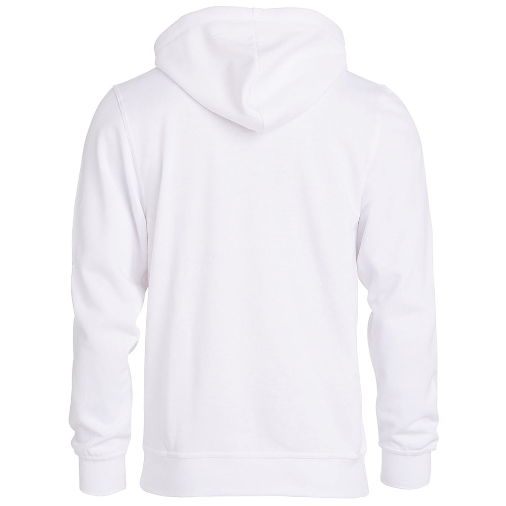 Clique Unisex White Stockholm Pullover Hoodie