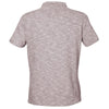 North End Women's Burgundy Heather Eclipse Jacquard Polo