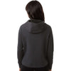 North End Women's Black Heather Spirit Textured Hooded Pullover