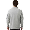 North End Men's Grey/White Jasper Full-Zip Fleece Jacket