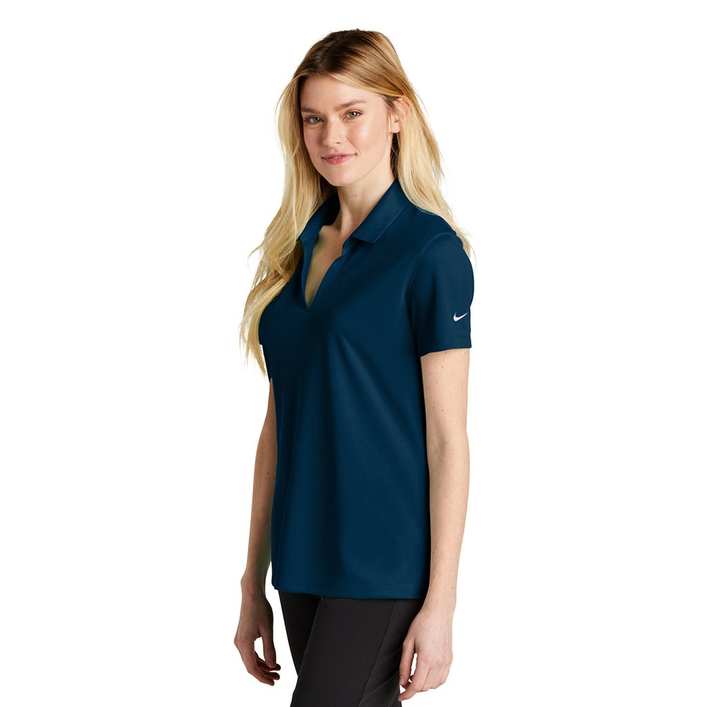 48-Hour Nike Women's Navy Dri-FIT Micro Pique 2.0 Polo