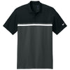 Nike Men's Black/ Anthracite/ White Dri-FIT Victory Colorblock Polo