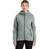 Nike Women's Dark Grey Heather Tech Fleece Full-Zip Hoodie