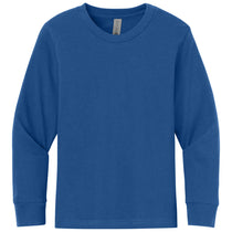 Next Level Youth Royal Cotton Long Sleeve Tee
