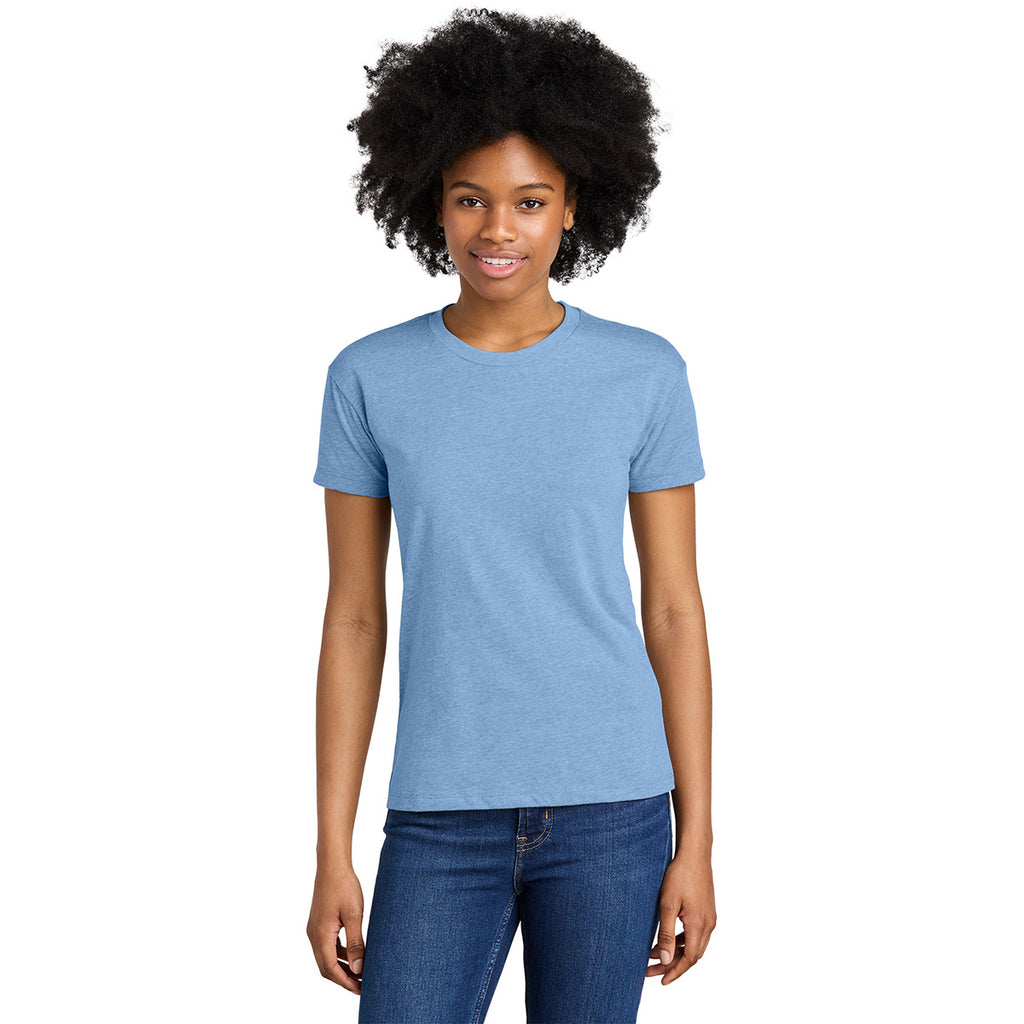 Next Level Women's Heather Columbia Blue CVC Relaxed Tee