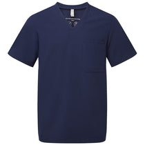 Onna Men's Navy Limitless V-Neck Stretch Scrub Top