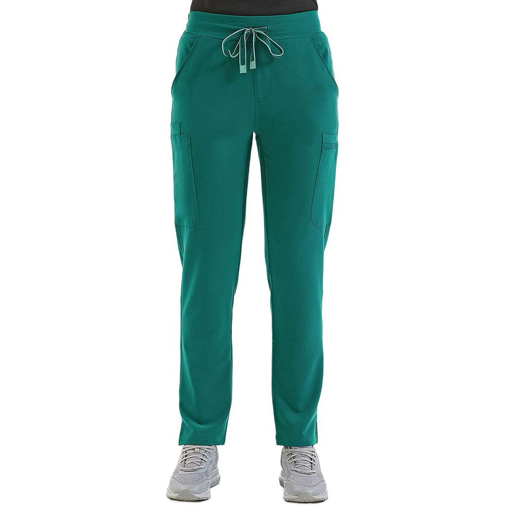 Onna Women's Clean Green Relentless Stretch Cargo Scrub Pants