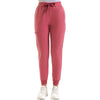 Onna Women's Calm Pink Energized Stretch Jogger Scrub Pants