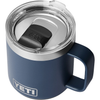YETI Navy Rambler 10 oz Stackable Mug with Durasip Ceramic Lining