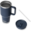 YETI Navy Rambler 30 oz Travel Straw Mug with Color-Matched Straw Lid