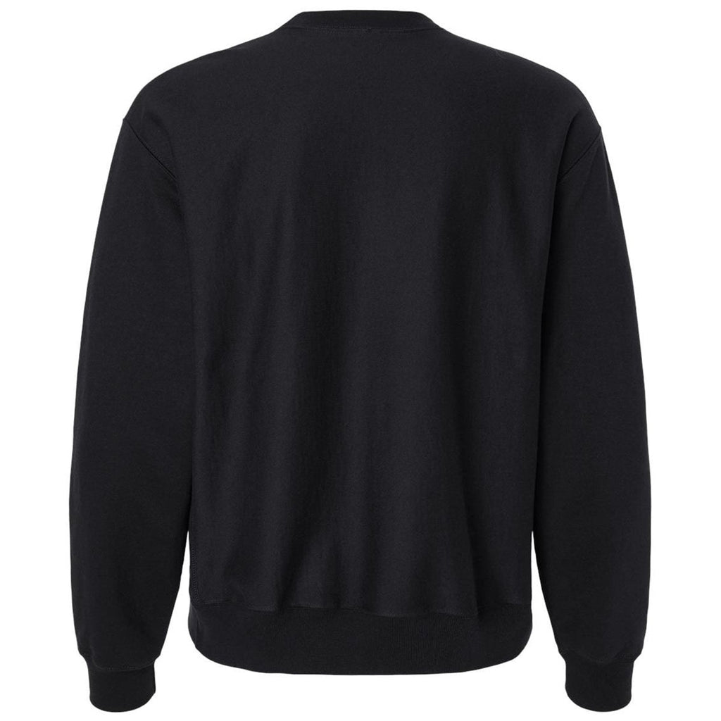 Hanes Unisex Black Beefy Sweats Premium Heavyweight Crewneck Sweatshirt