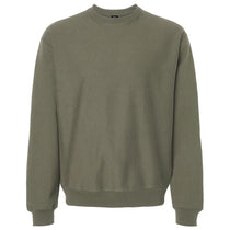 Hanes Unisex Fatigue Green Beefy Sweats Premium Heavyweight Crewneck Sweatshirt