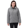 Ororo Women's Grey Heated Full-Zip Fleece Jacket