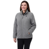 Ororo Women's Grey Heated Full-Zip Fleece Jacket