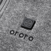Ororo Women's Grey Heated Full-Zip Fleece Jacket